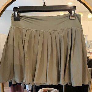 NWOT No Boundaries Olive Green Mini Skater Skort size Large 11-13